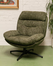 Load image into Gallery viewer, Chaz Olive Green Chair with Ottoman
