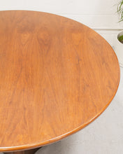 Load image into Gallery viewer, Walnut Vintage Round Table
