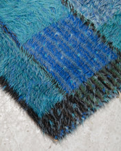 Load image into Gallery viewer, Blue and Teal Rya Rug
