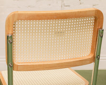 Load image into Gallery viewer, Blonde Rattan Modern Dining Chair
