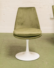 Load image into Gallery viewer, Olive Green Daisy Chair with White Base
