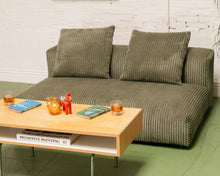 Load image into Gallery viewer, Bailey Loveseat in Green Corduroy
