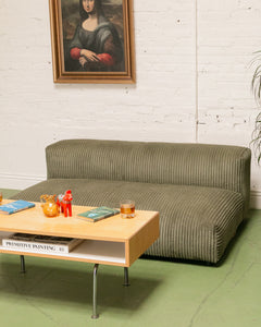 Bailey Loveseat in Green Corduroy