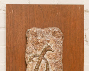 Mid Century Giraffes on Stone