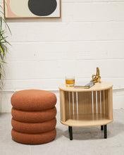 Load image into Gallery viewer, Rita Rust Brown Stool
