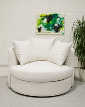 Load image into Gallery viewer, Bianca Swivel Chair in Zues Pearl
