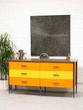 Load image into Gallery viewer, Orange and Yellow Dresser
