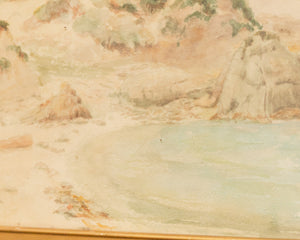 Antique Coastal Painting