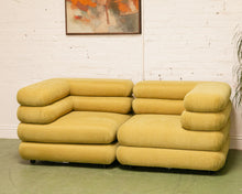 Load image into Gallery viewer, Elodie 2 Piece Modular Sectional Loveseat in Dijon Mustard
