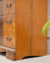 Load image into Gallery viewer, Art Deco Burlwood Highboy
