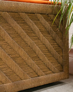 Orange Tiki Sofa