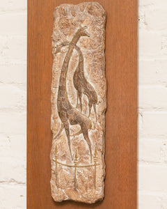 Mid Century Giraffes on Stone