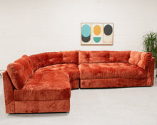 Load image into Gallery viewer, Prima 3 Piece w Ottoman in Rust
