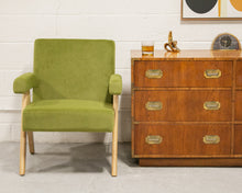 Load image into Gallery viewer, Flynn Armchair in Moss Green
