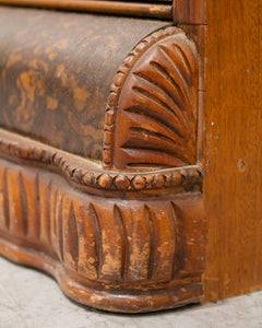 Art Deco Burlwood Highboy