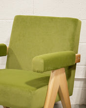 Load image into Gallery viewer, Flynn Armchair in Moss Green
