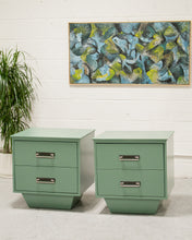 Load image into Gallery viewer, Floating Nightstands in Seafoam Green
