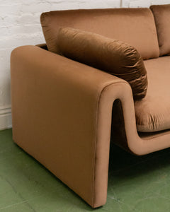 Marcos Sofa in Chocolate Brown