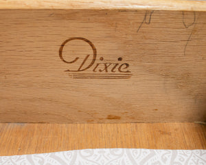 Double Drawer Walnut Nightstand