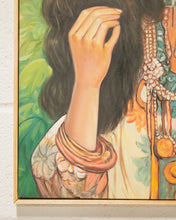 Load image into Gallery viewer, Boho Girl Oil Painting
