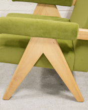 Load image into Gallery viewer, Flynn Armchair in Moss Green
