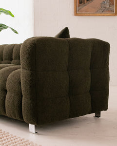 Gregory Sofa in Olive Boucle