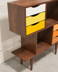 Shelly Color Block Bookcase
