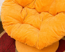 Load image into Gallery viewer, Modern Orange Upholstered Papasan Style Chair
