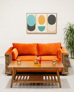 Orange Tiki Sofa