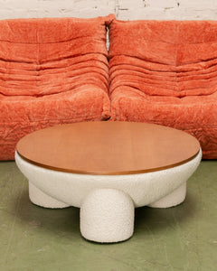 White Round Coffee Table