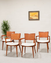 Load image into Gallery viewer, Set of 4 Vintage Chairs with Caning
