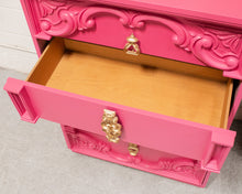 Load image into Gallery viewer, Hot Pink Highboy Fuchsia Dresser

