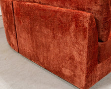 Load image into Gallery viewer, Prima 3 Piece w Ottoman in Rust
