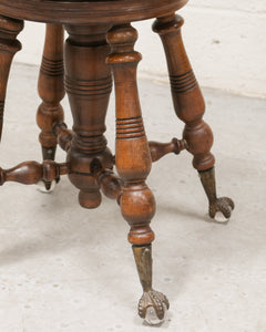 Spindle Stool Antique Chair