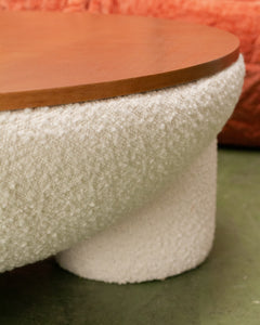 White Round Coffee Table