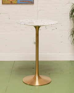 Terrazzo Bar Height Table