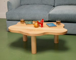 Blonde Amoebic Coffee Table