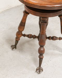 Spindle Stool Antique Chair