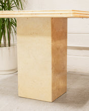 Load image into Gallery viewer, Travertine Post Modern Side Coffee Table Small

