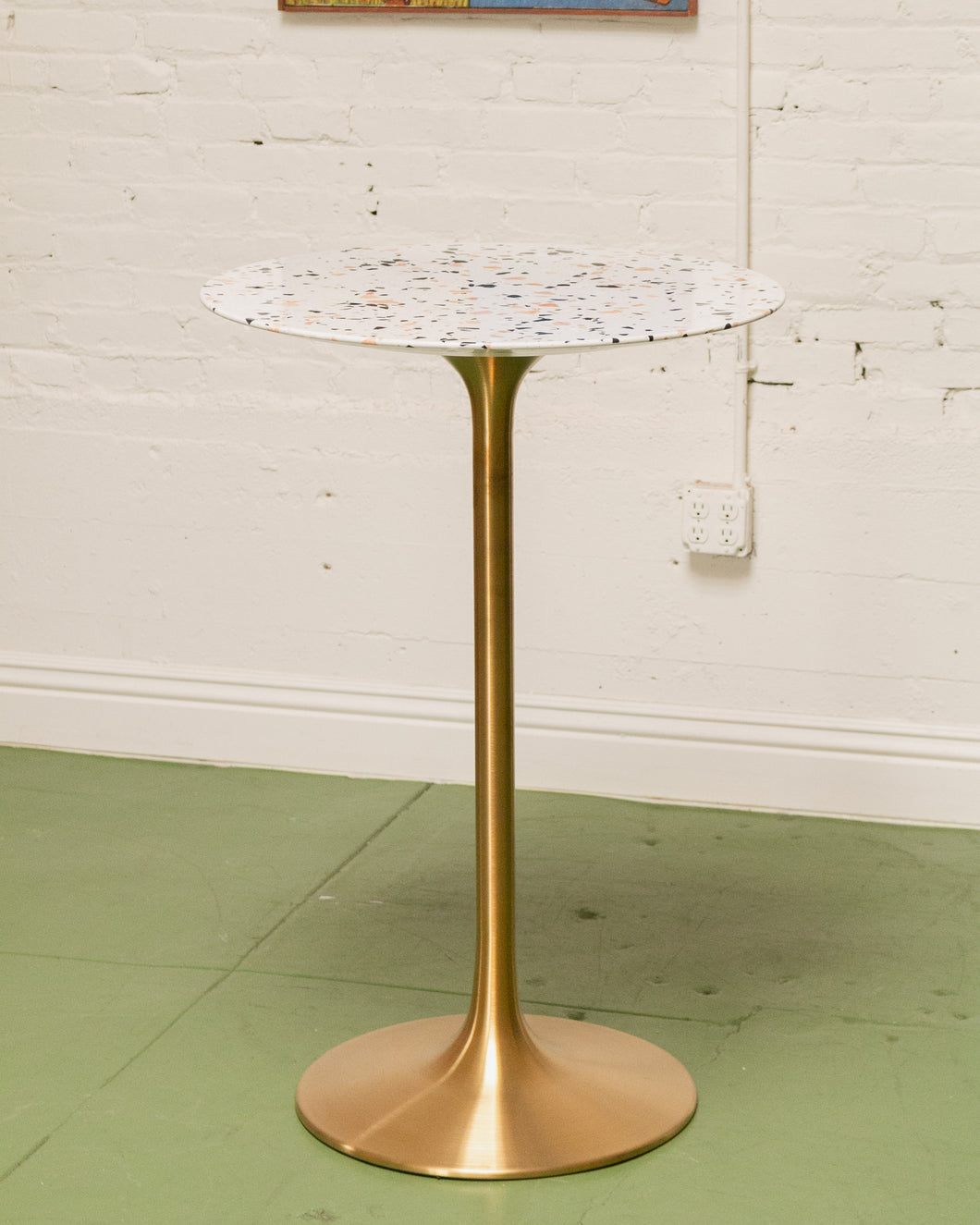 Terrazzo Bar Height Table