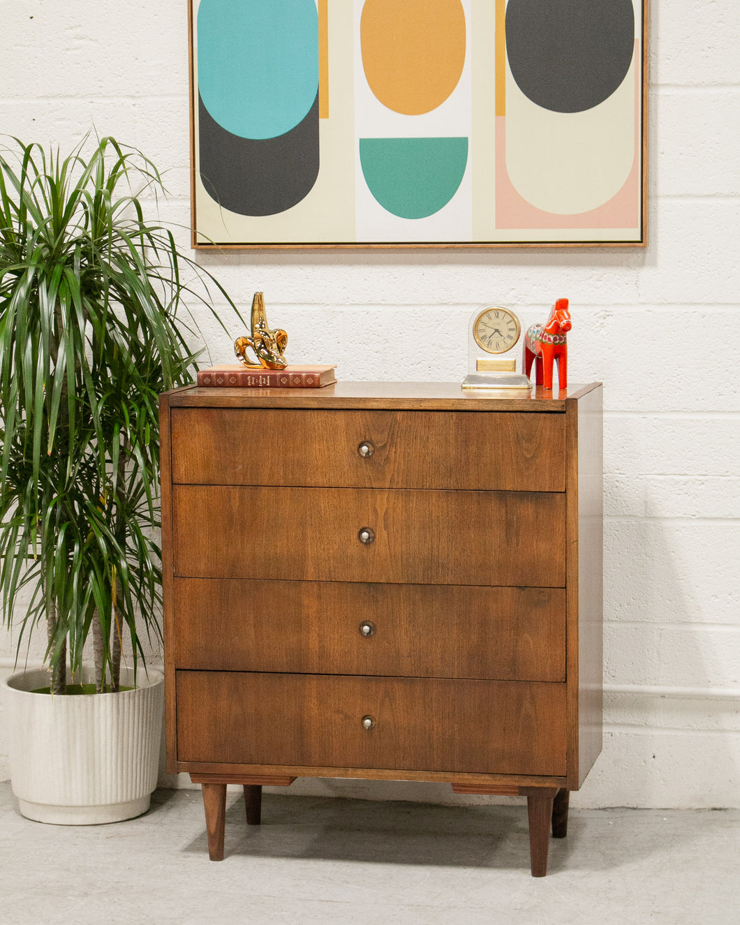 4 Drawer Highboy Dresser