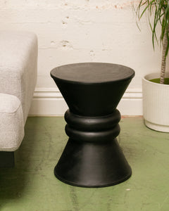 Modern Black Ebonized Drink/Side Table