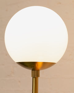 Deco Style Floor Lamp in Gold