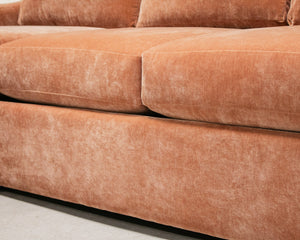 Hauser Sectional Sofa in Amici Ginger