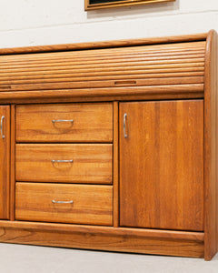 Tambour Desk Chest of Drawers