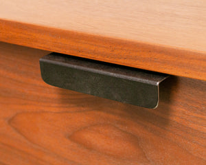 Walnut Restored Executive Mid Century Desk