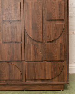 Oliver Brutalist Modern Armoire