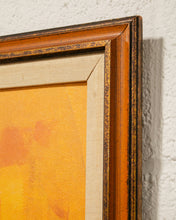 Load image into Gallery viewer, Orange Cityscape Mid Century Painting
