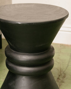 Modern Black Ebonized Drink/Side Table