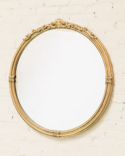 Load image into Gallery viewer, Round Gold Mirror with Motif
